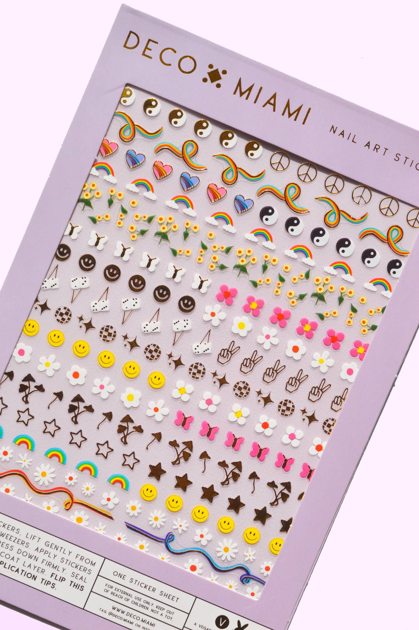 Stay Groovy Nail Art Stickers