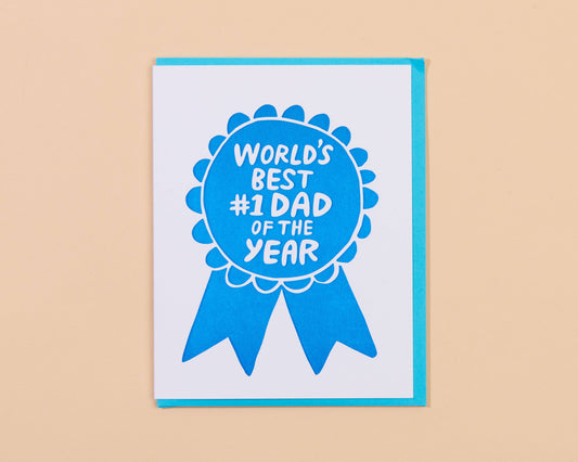 World’s Best #1 Dad Father's Day Card