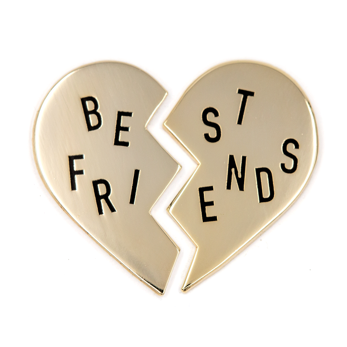 Best Friends Enamel Pin Set of 2