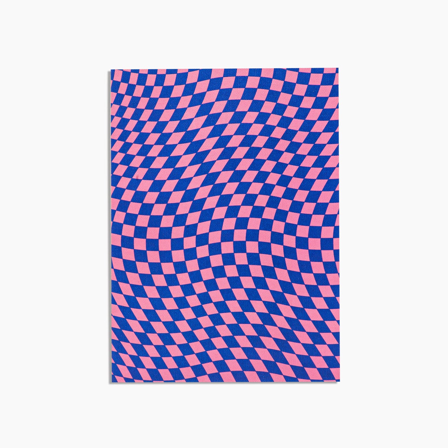 Rose & Navy Checkered Object Notebook