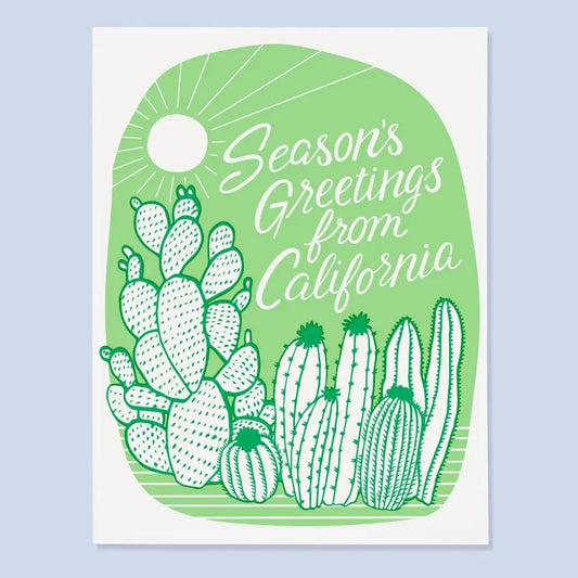 Season's Greetings From California Card