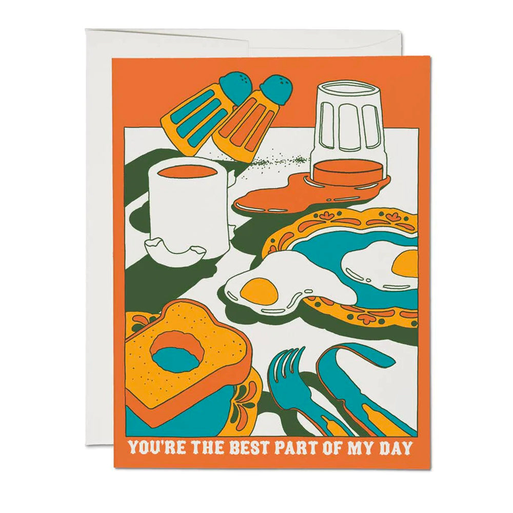 Breakfast Love Card